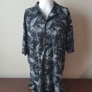 Sz L Pusser's West Indies Silk/Cotton blend Hawaiian shirt
